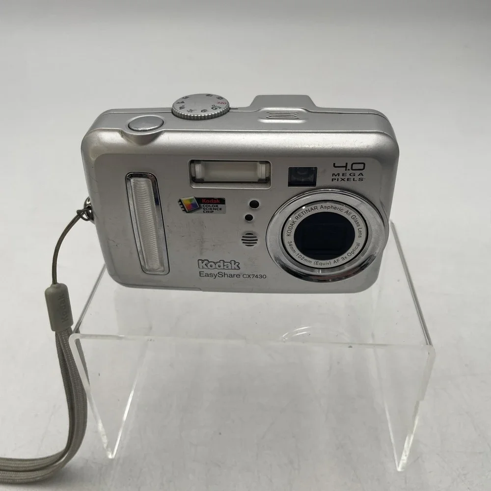 Kodak EasyShare CX7430 Digital Camera 4.0MP 3X Zoom+Battery+SD Card